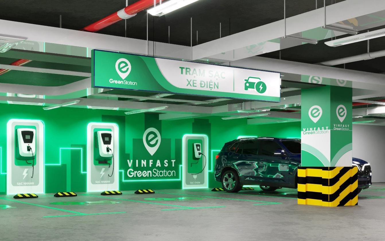 Hệ thống trạm sạc xe ô tô điện VinFast được lắp đặt trên 63 tỉnh thành cả nước giúp người lái xe an tâm trong suốt chuyến hành trình